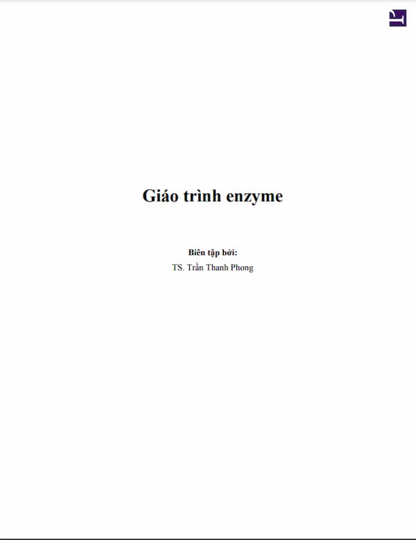 Giáo trình enzyme