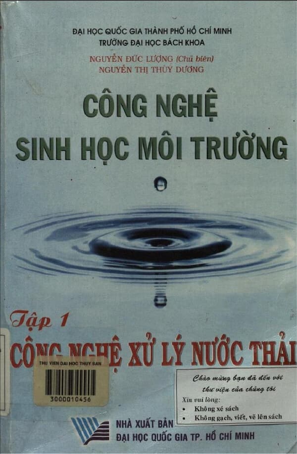 Công Nghệ Sinh Học Môi Trường - Tập 1 - Công nghệ xử lý nước thải