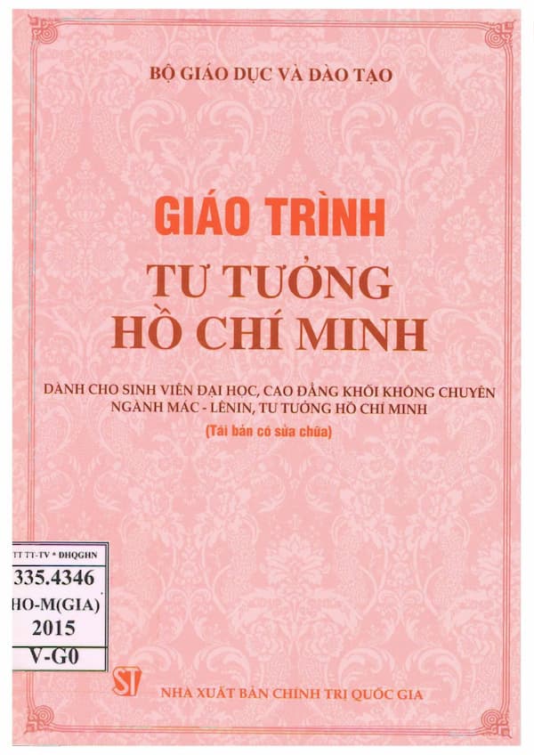 Giáo trình tư tưởng Hồ Chí Minh