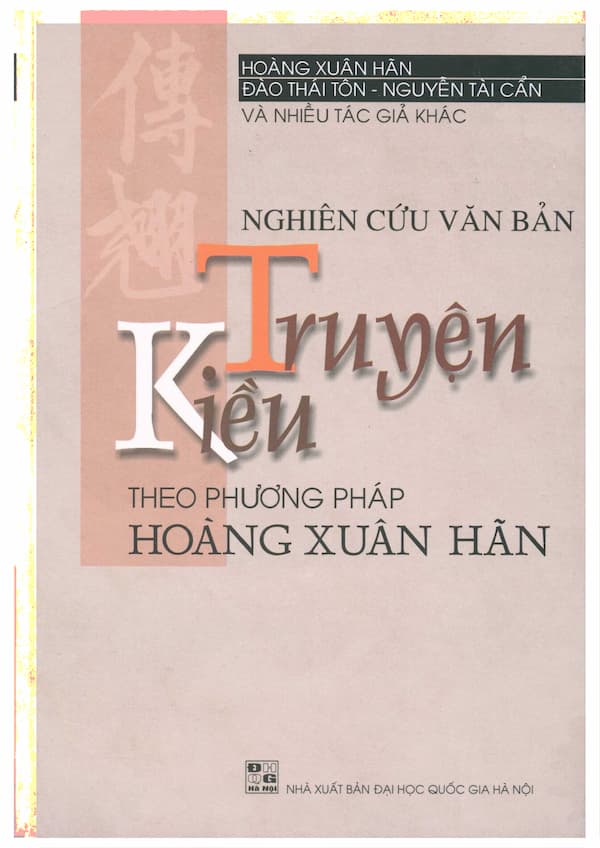 Nghiên cứu văn bản "Truyện Kiều" theo phương pháp Hoàng Xuân Hãn